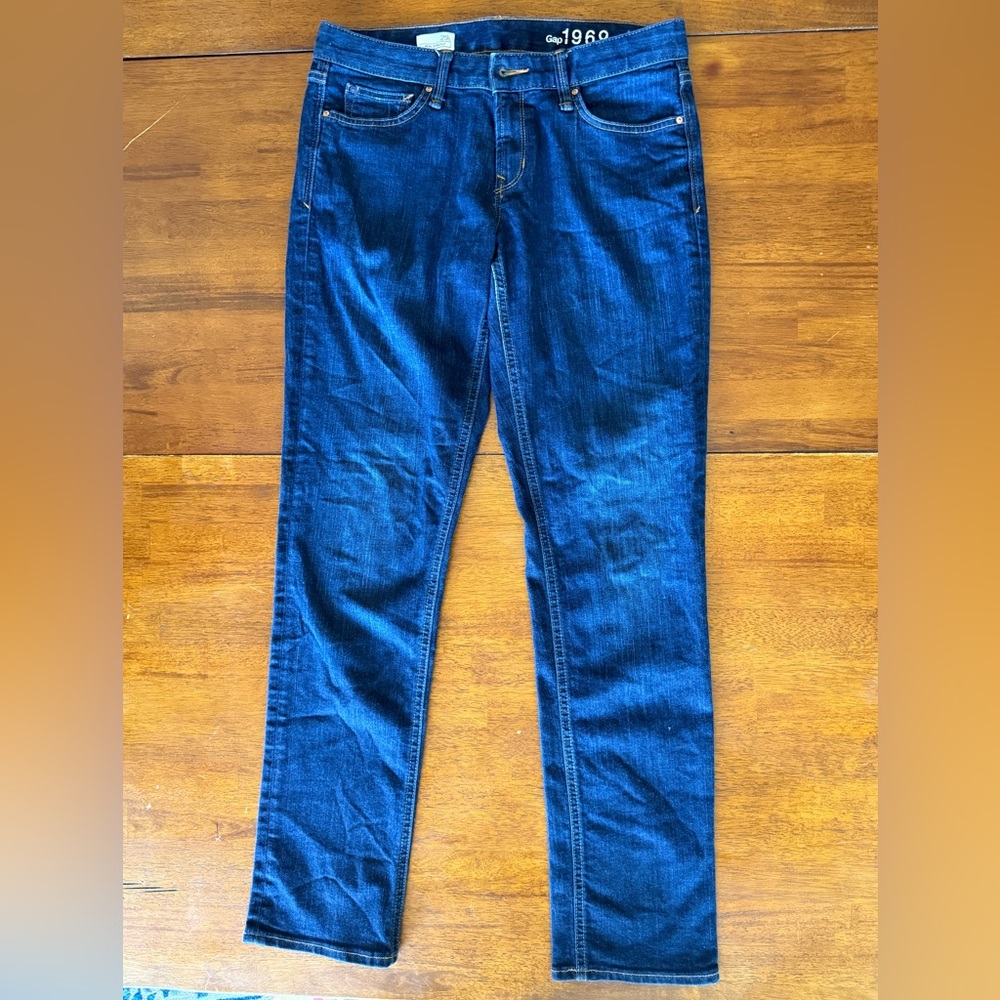 Gap 1969 Women’s Dark Blue Real Straight 29 Tall